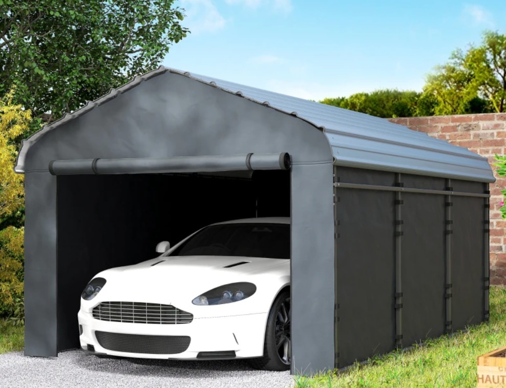 Outsunny Waterproof Replacement Sidewall Panel for Carports