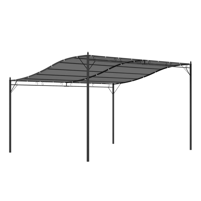 Outsunny 10 x 13 Foot Steel Outdoor Pergola