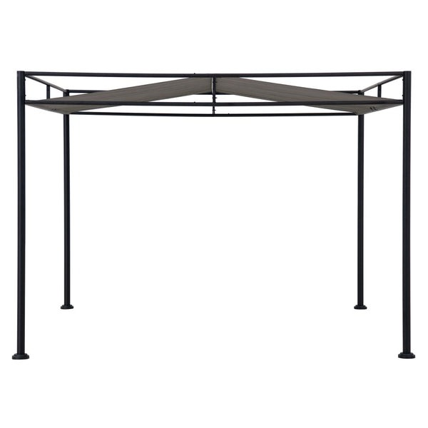 Sunjoy 10 x 10 Foot Darkeford Steel Frame Sling Fabric Pergola