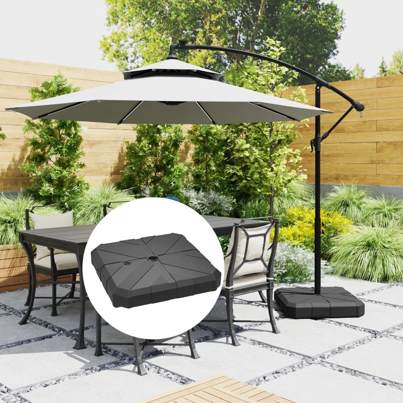 Outsunny Square Base for Cantilever Offset Umbrellas