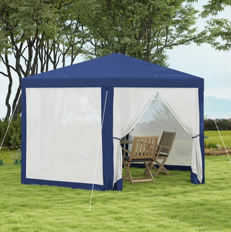 Outsunny 13 x 11 Foot  Hexagon Outdoor Party Tent