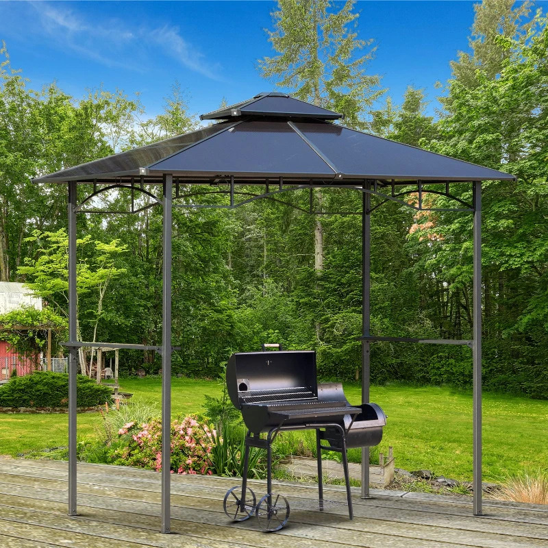 Outsunny 8 Foot x 5 Foot 219 Outdoor Grill Gazebo