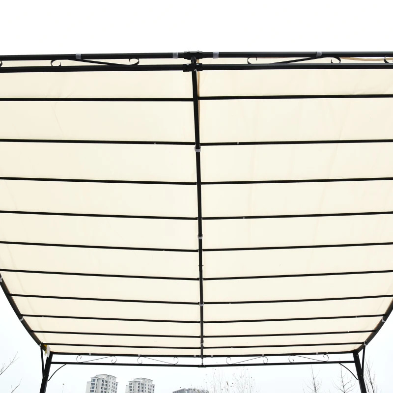 Outsunny 10 x 12 Foot Steel Outdoor Pergola