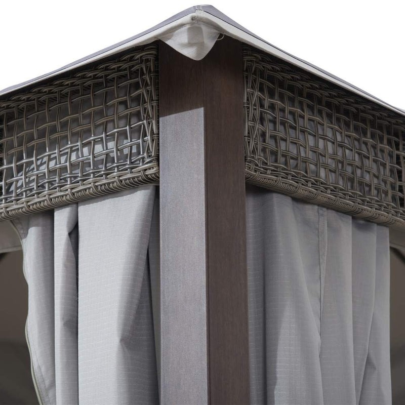 Sunjoy 11 x 13 Foot Fiona Soft-Top Patio Gazebo