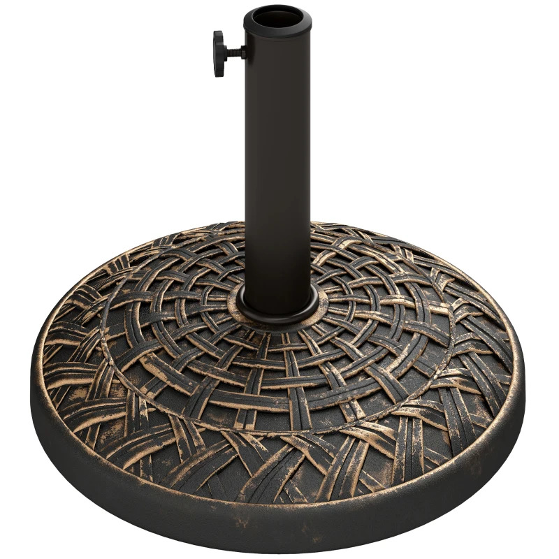 Outsunny 19 Inch Round Patio Umbrella Base