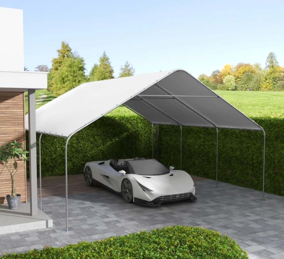 Outsunny 19 x 19 1/2 Foot Portable Carport