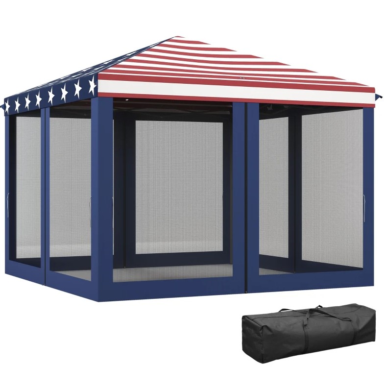Outsunny 10 x 10 Foot Pop Up Canopy Tent