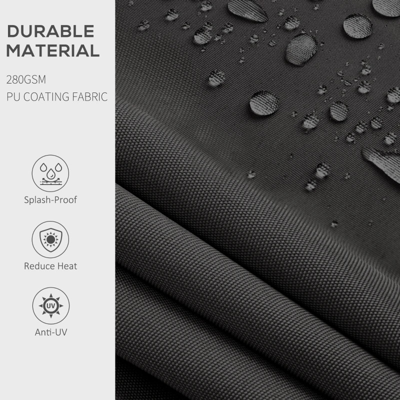 Outsunny 10 x 8 Foot Retractable Sunshade Awning