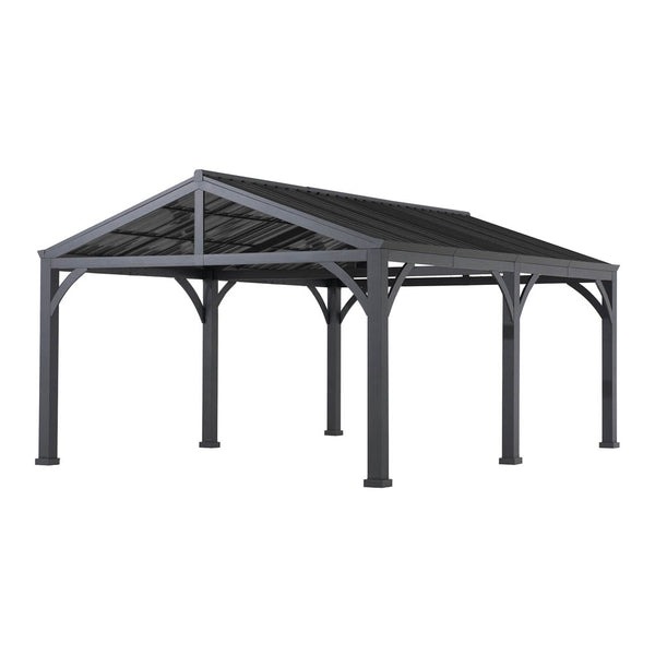 Sunjoy 20 x 14 Foot Newville Steel Carport