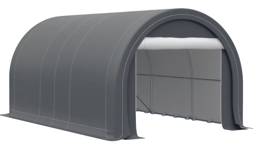 Outsunny 10 x 16 Foot Heavy Duty Carport