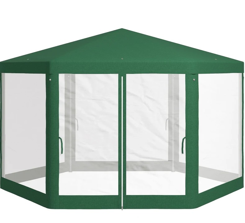 Outsunny 13 x 11 Foot  Hexagon Outdoor Party Tent