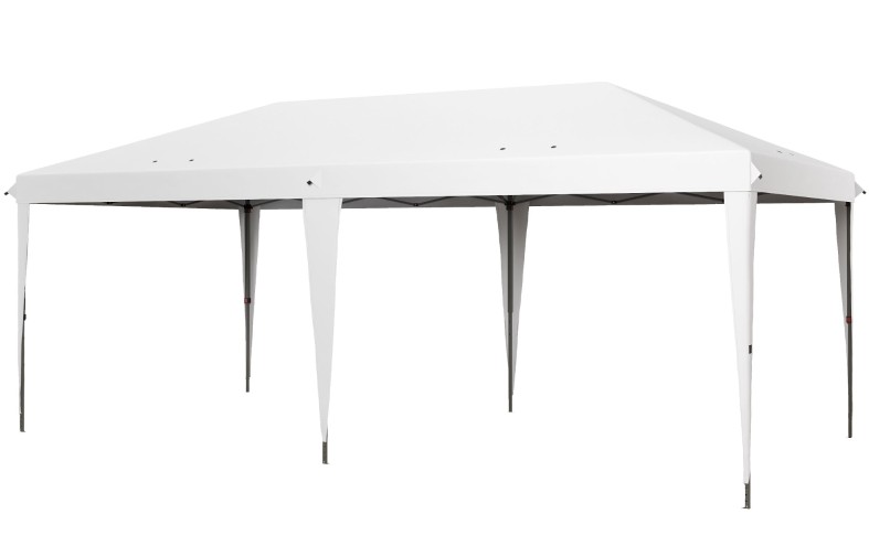 Outsunny 10 x 20 Foot Heavy Duty Pop Up Canopy Tent with Carrying Bag