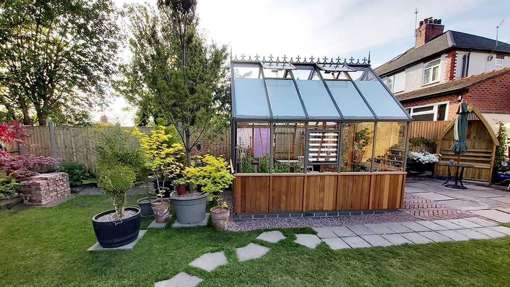 Alton Cheltenham Half-Boarded Cedar Greenhouse