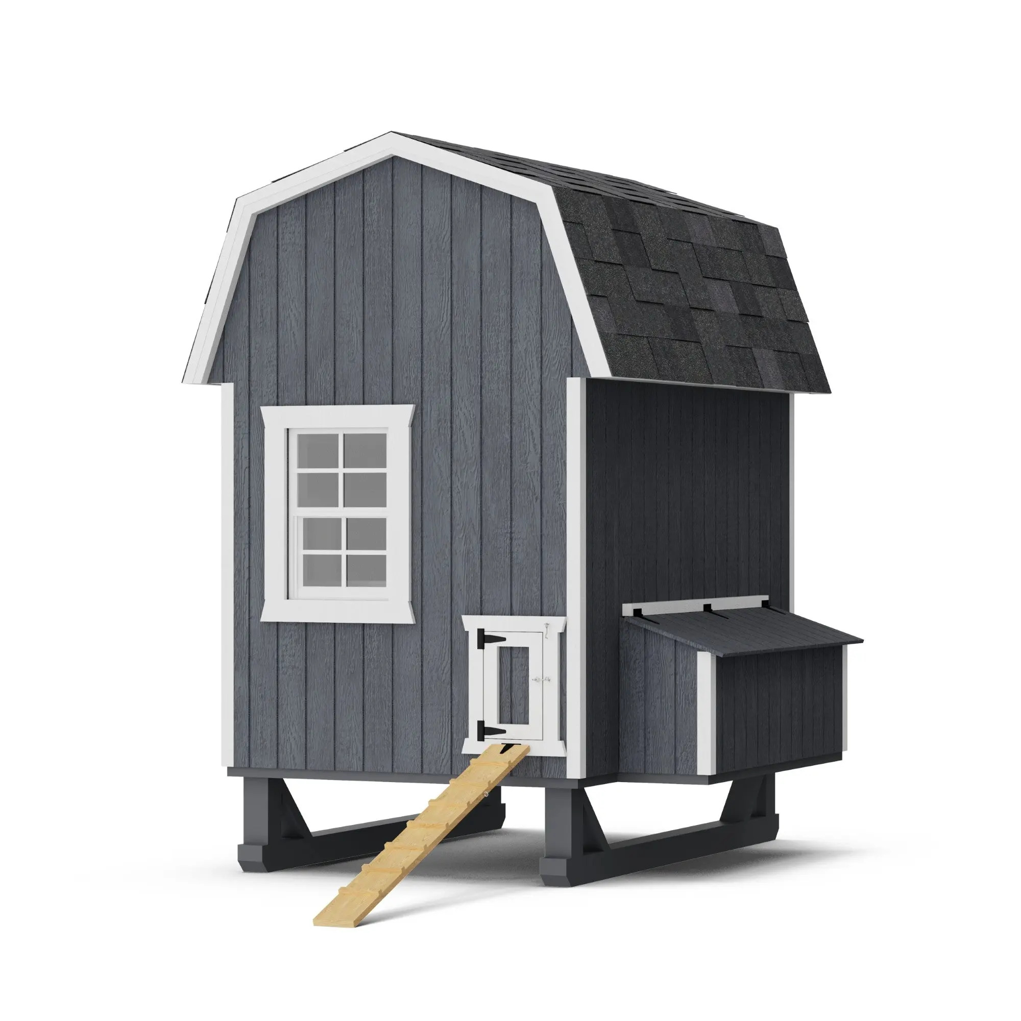 Little Cottage Co 4 x 6 Foot Gambrel Barn Chicken Coop