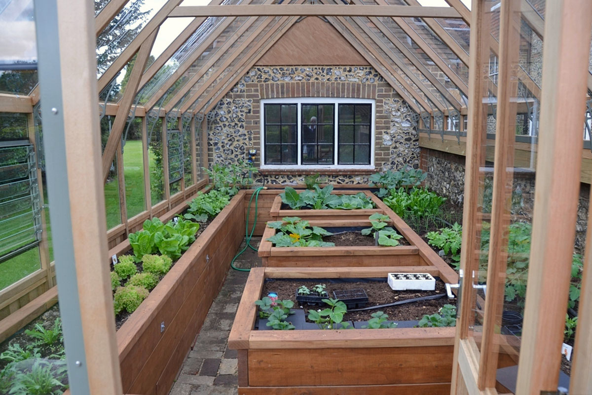 Alton Westminster Half-Boarded Cedar Greenhouse