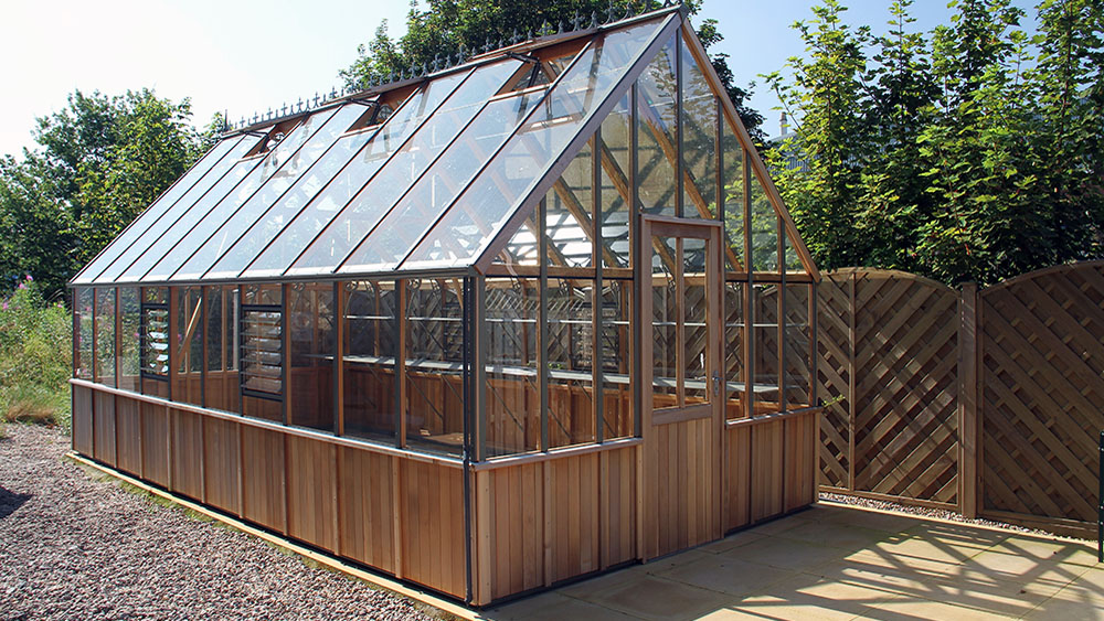 Alton Westminster Half-Boarded Cedar Greenhouse