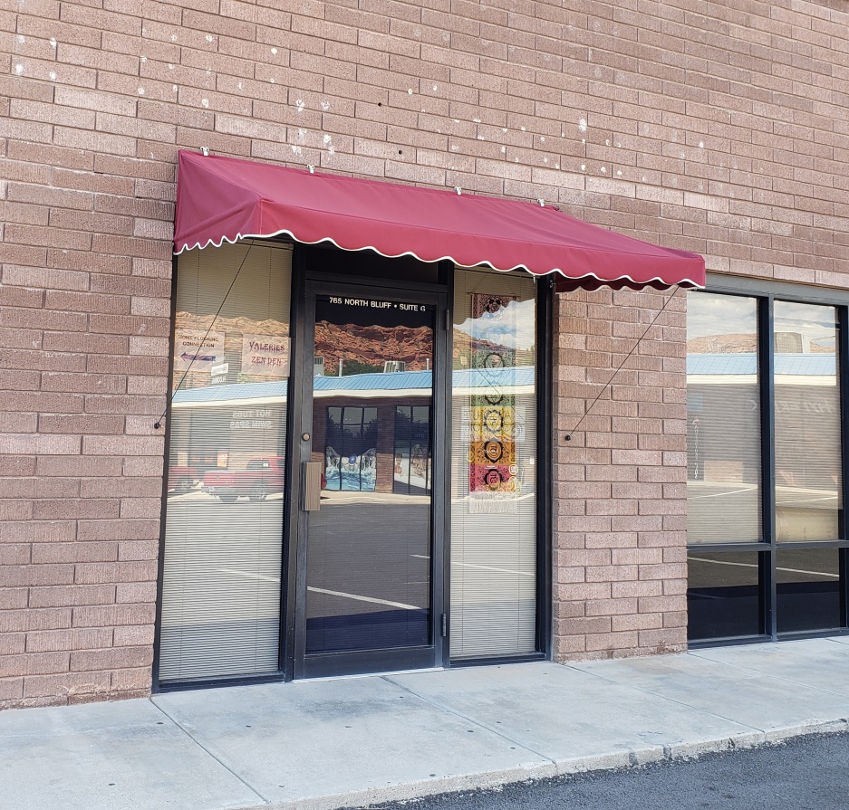 8-foot Width Traditional Door Canopy Awning