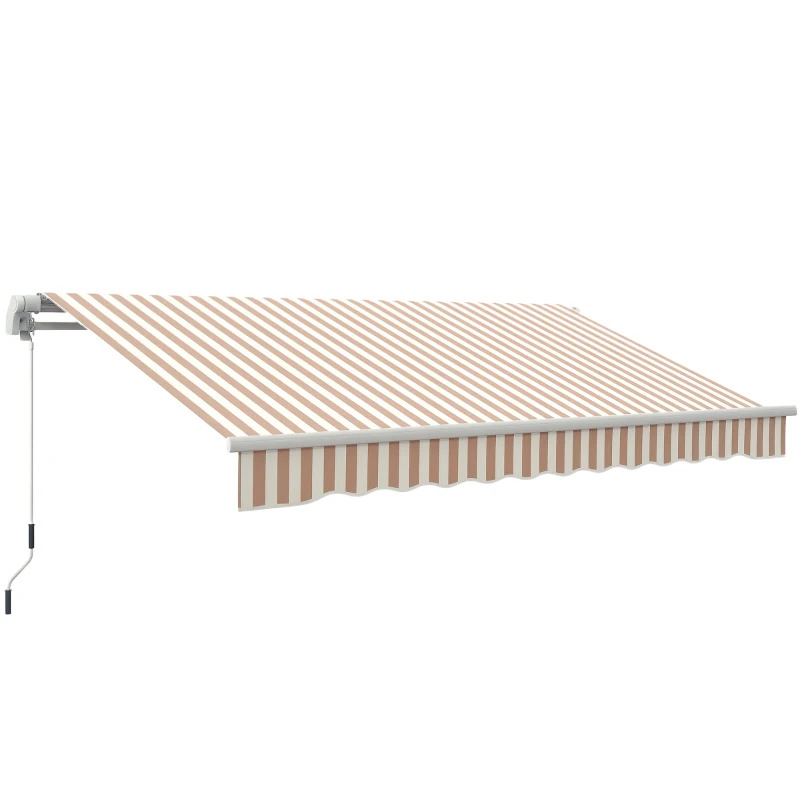 Outsunny 12 x 10 Foot Retractable Awning