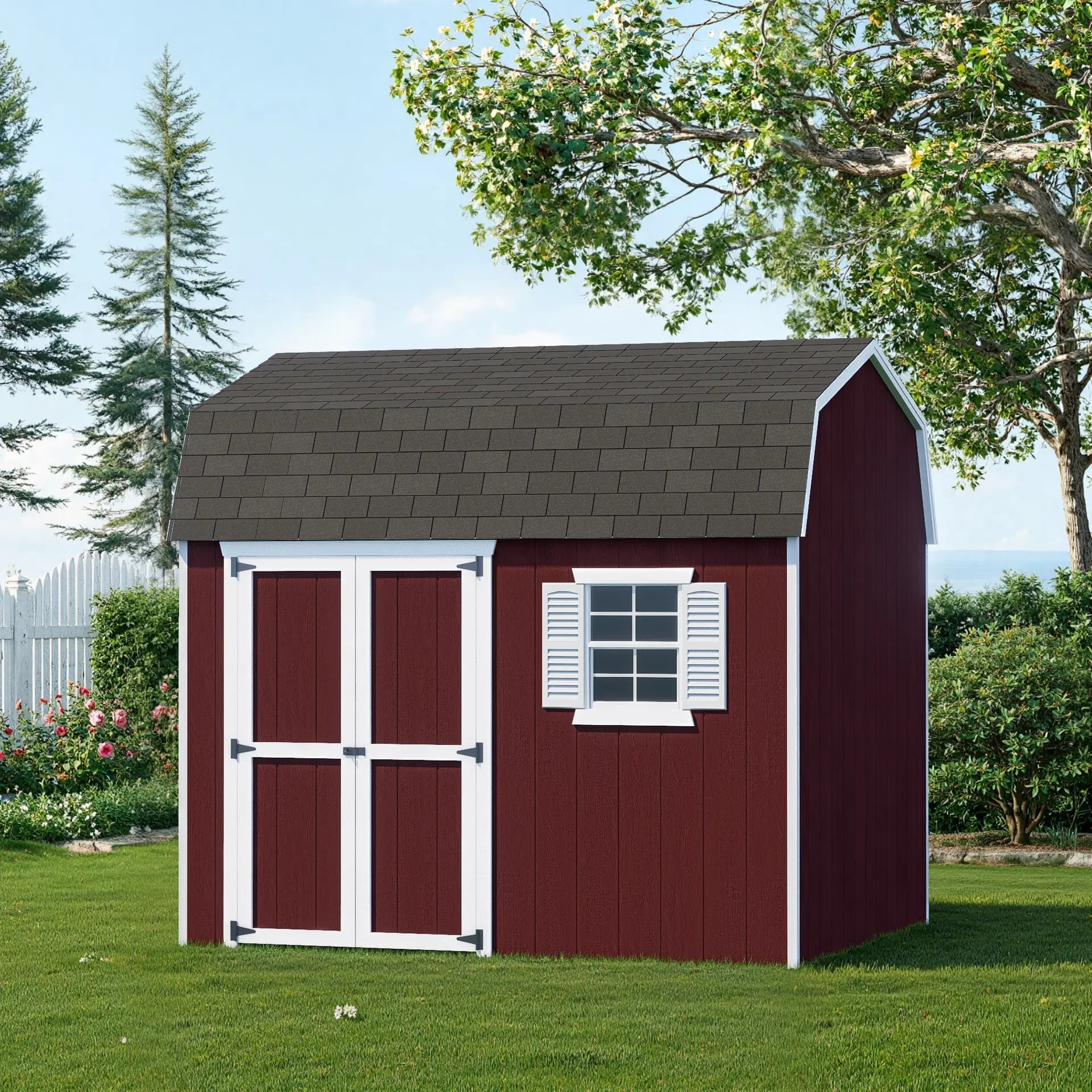 Little Cottage Co 8 x 10 Foot Value Gambrel Barn Workshop