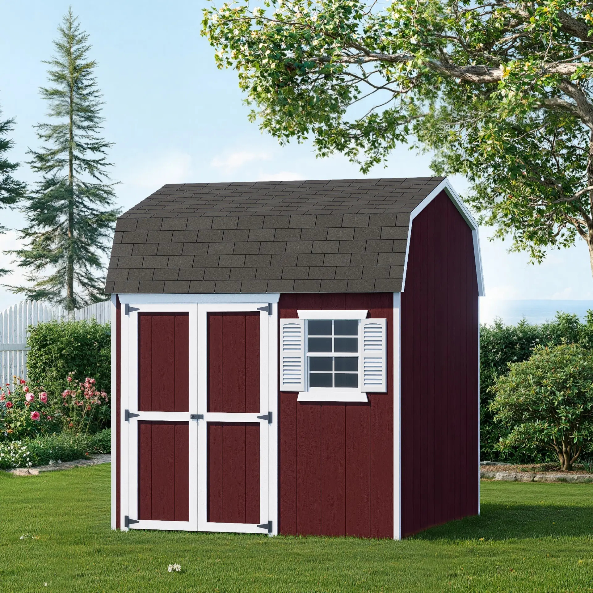 Little Cottage Co 8 x 8 Foot Value Gambrel Barn Workshop