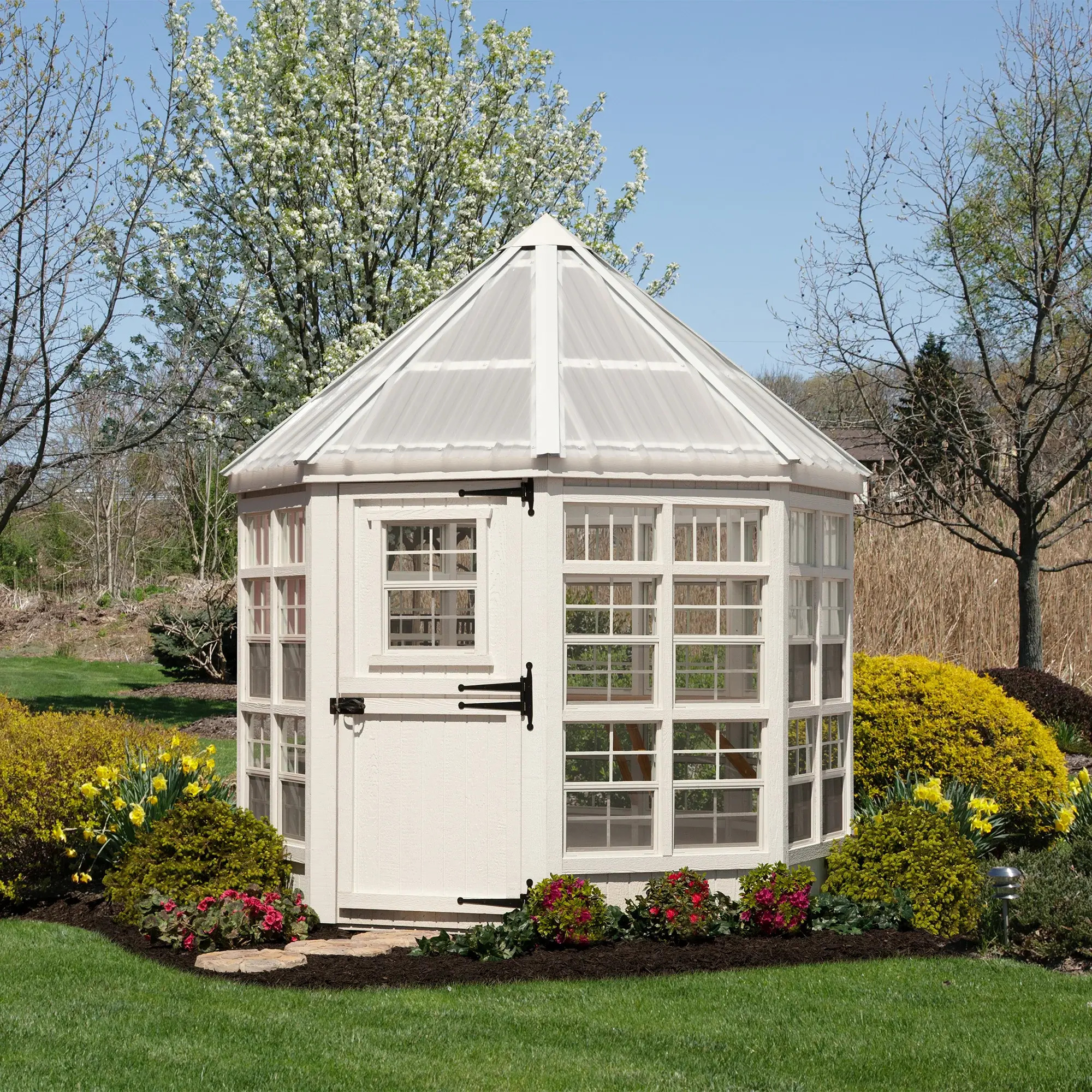 Little Cottage Co. 8 x 8 Octagon Greenhouse Panelized Kit