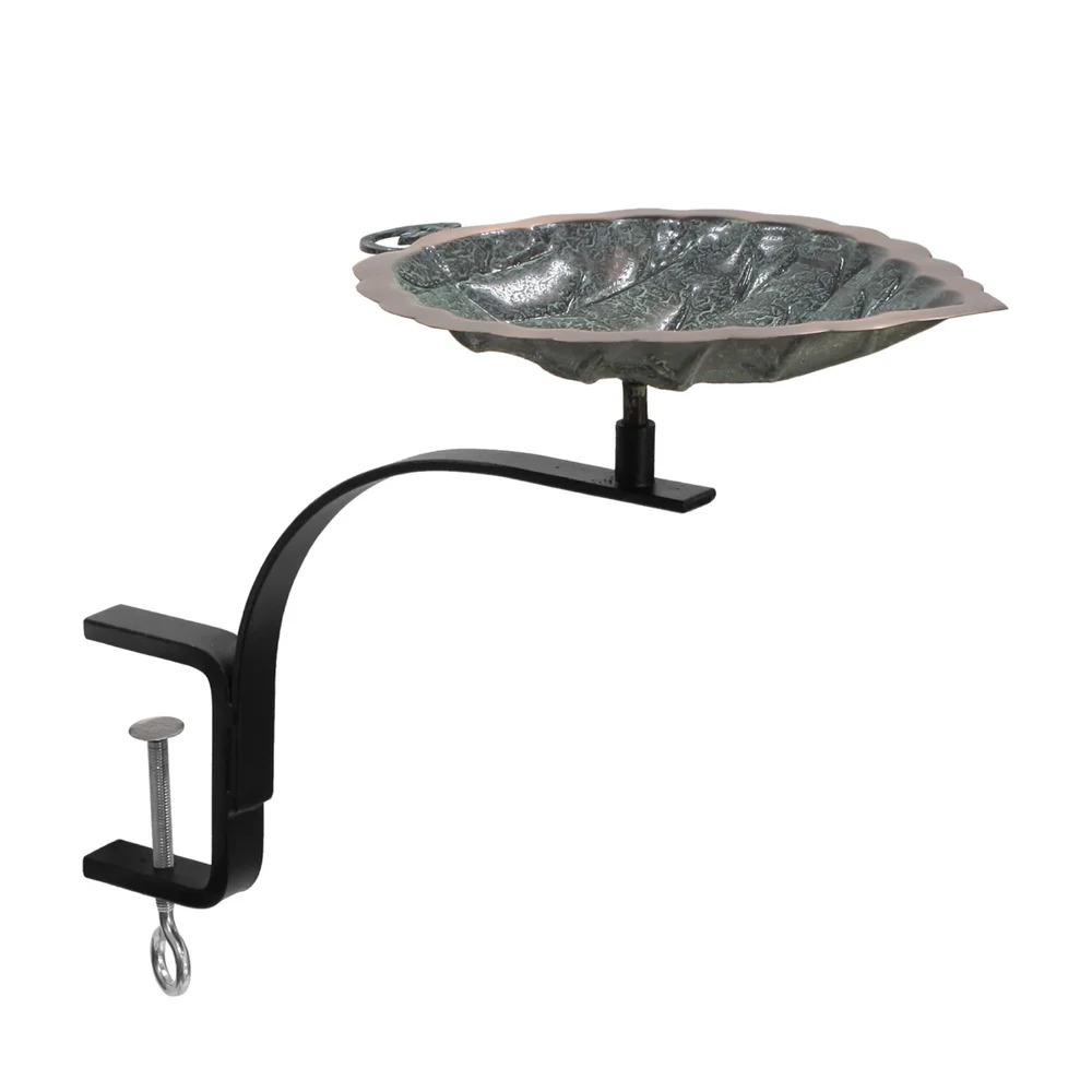 Achla 12 Inch Aspen Leaf Birdbath