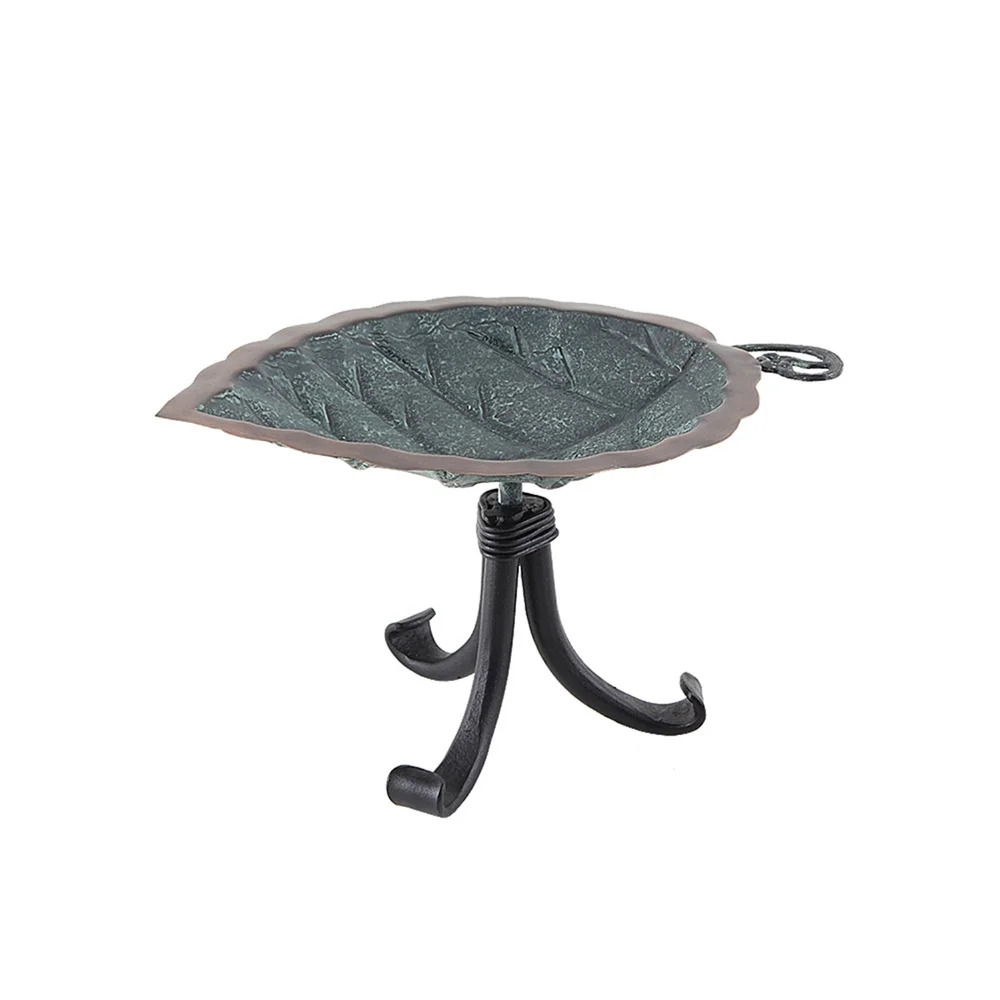 Achla 12 Inch Aspen Leaf Birdbath