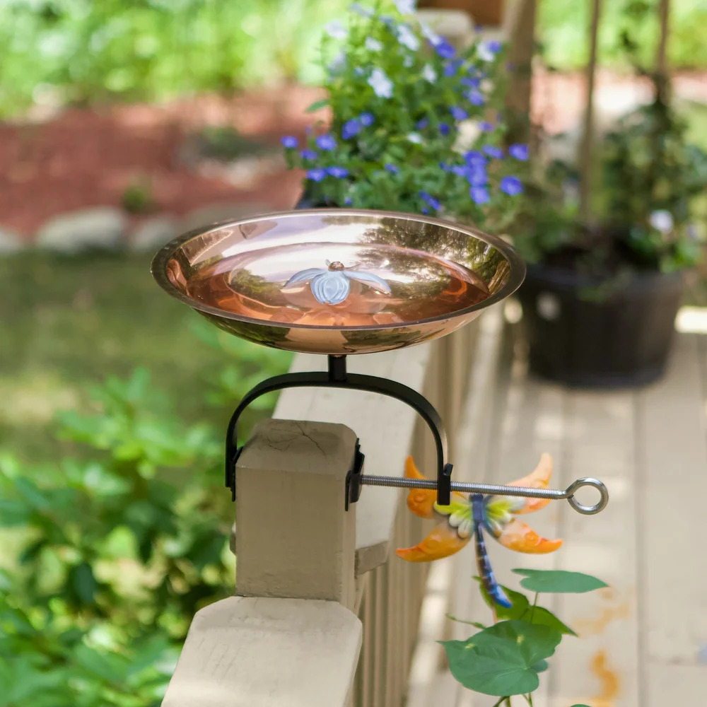 Achla 12 Inch Diameter Dogwood Birdbath