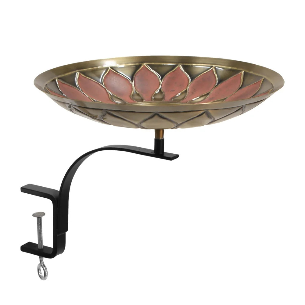 Achla 16 Inch African Daisy Birdbath