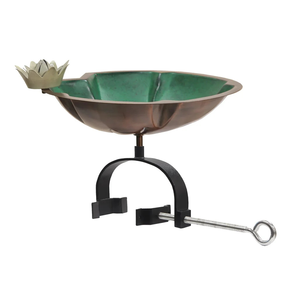 Achla 11 Inch Lilypad Birdbath