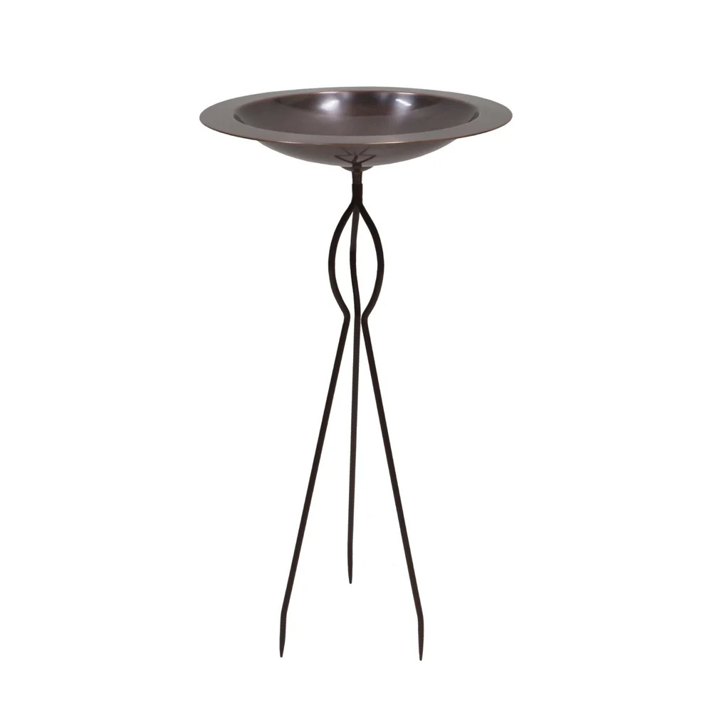 Achla 18 Inch Classic Copper Birdbath