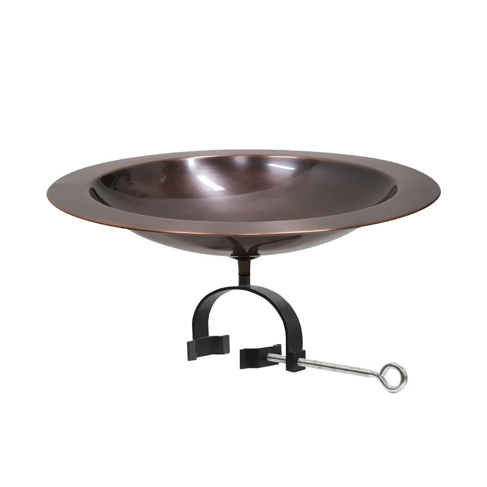 Achla 18 Inch Classic Copper Birdbath