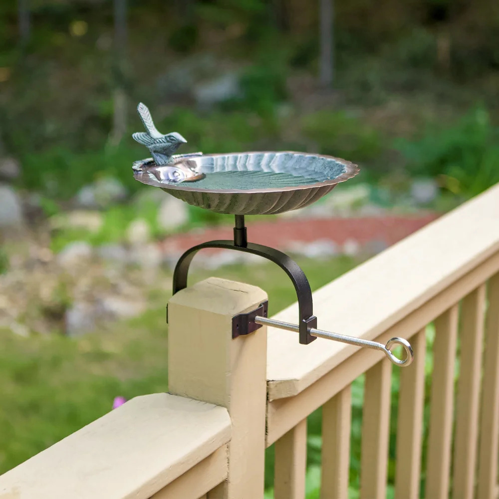 Achla 11 Inch Scallop Shell Birdbath