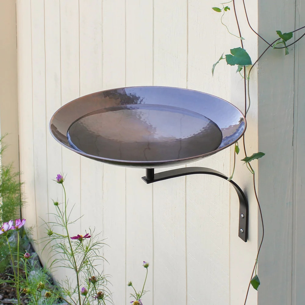 Achla 14 Inch Burnt Copper Birdbath