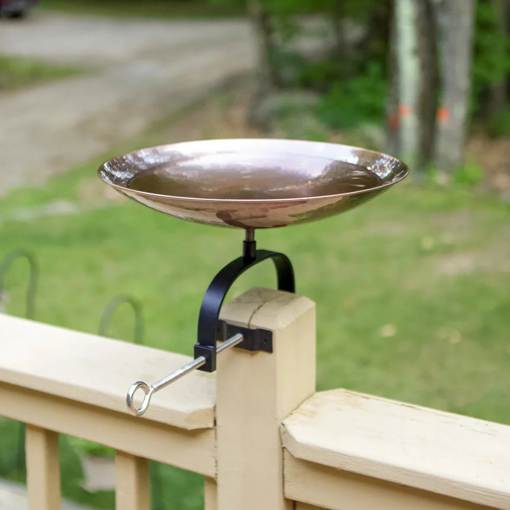 Achla 14 Inch Burnt Copper Birdbath