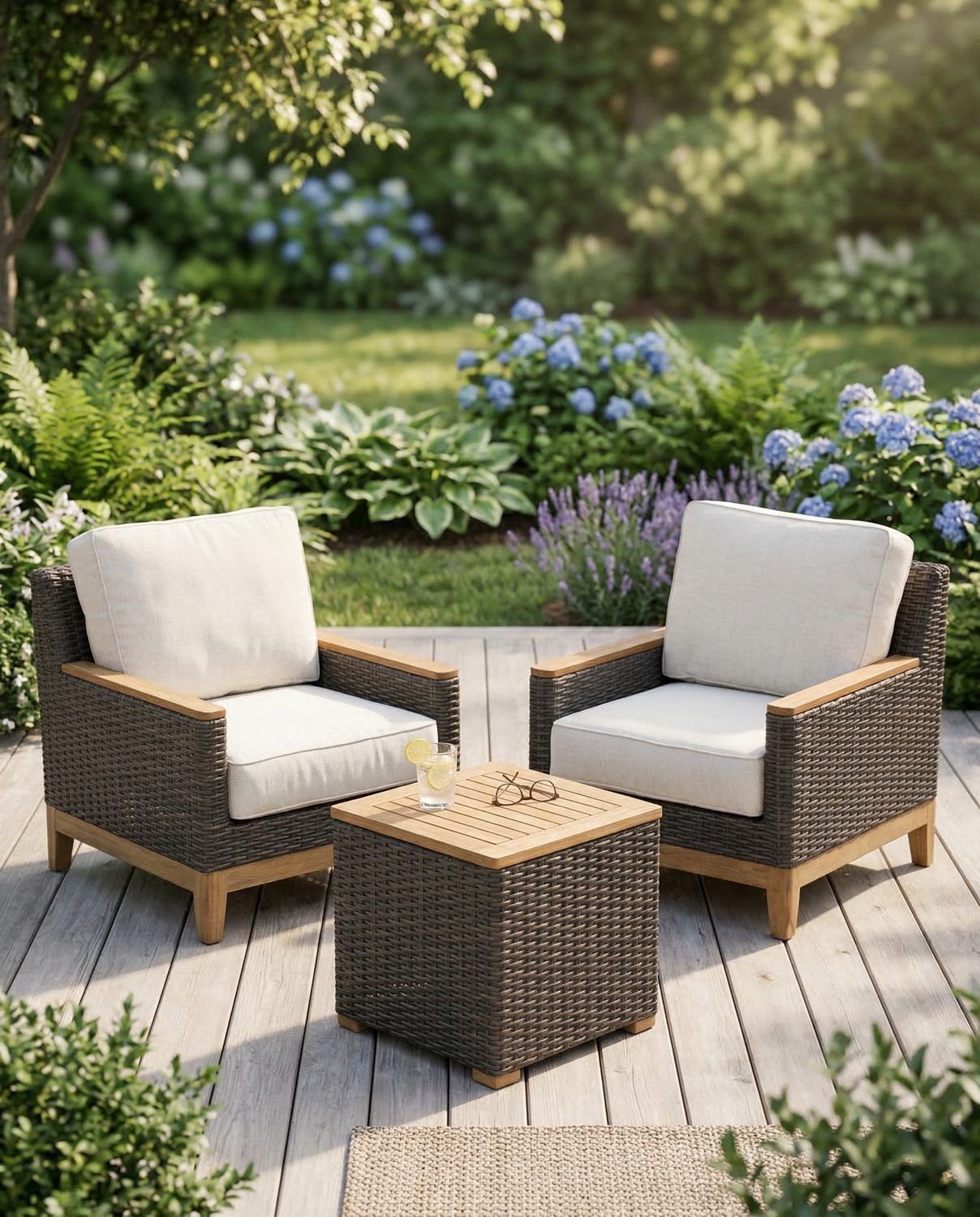 Royal Teak Collection Gray Wicker Boca Club Chair