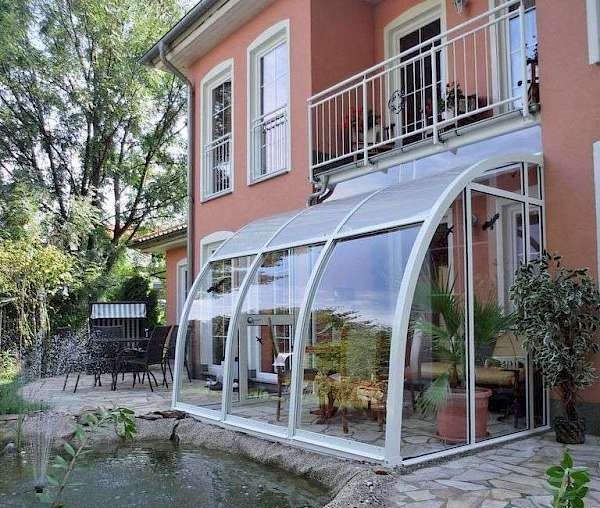 Hoklartherm 16 x 17 Foot Berlin V Type 5 Solarveranda Greenhouse
