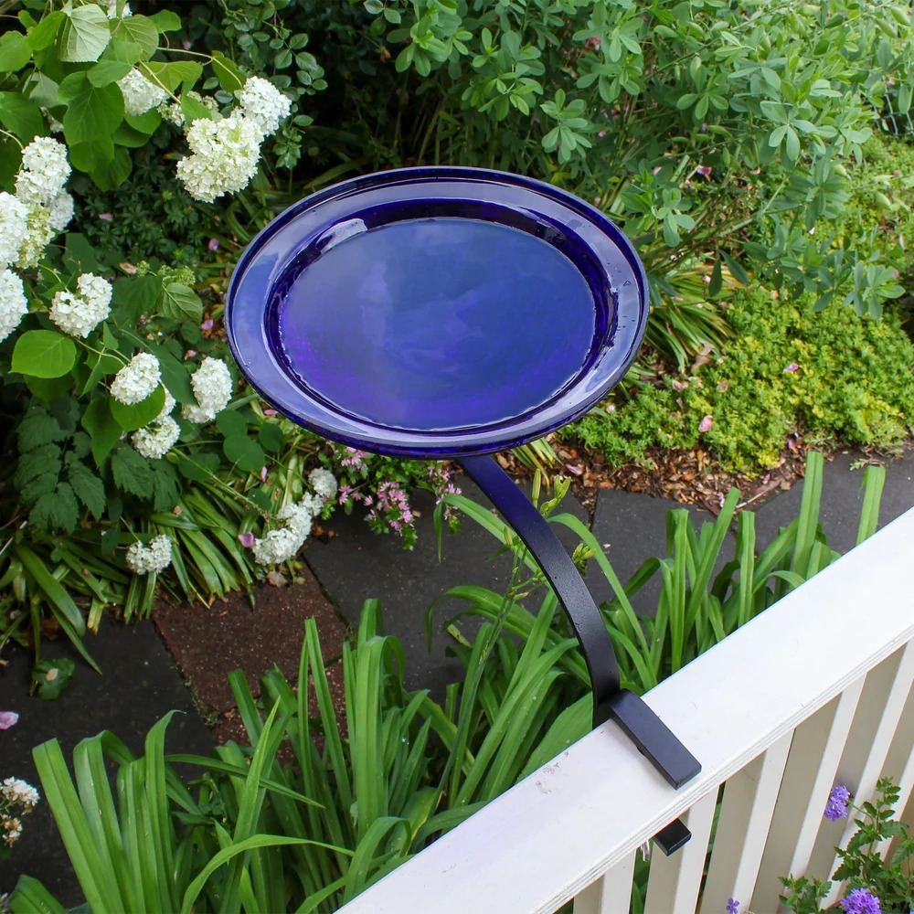 Achla 14 Inch Crackle Birdbath