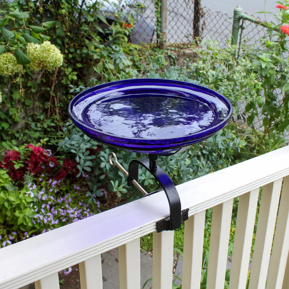 Achla 14 Inch Crackle Birdbath