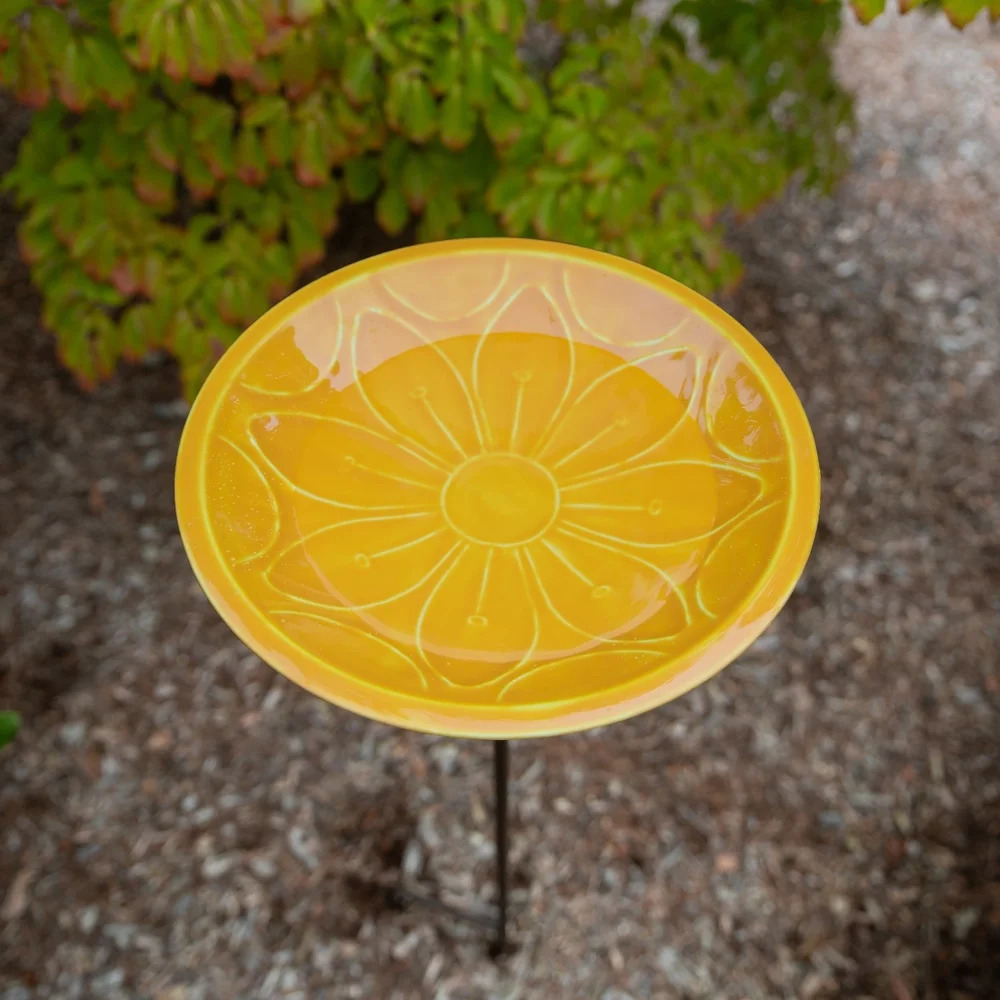 Achla 12 Inch Lolly Birdbath with Stake