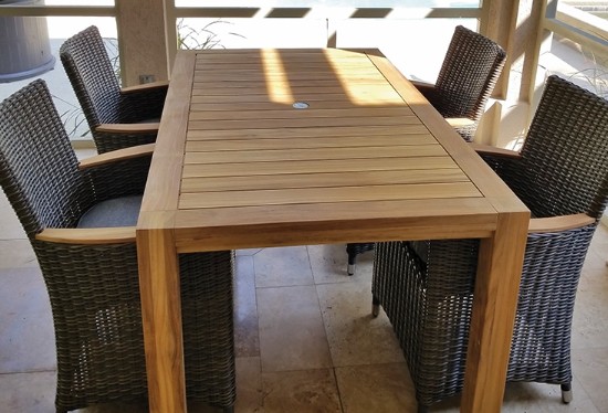 Royal Teak Collection Wicker Helena Dining Chair