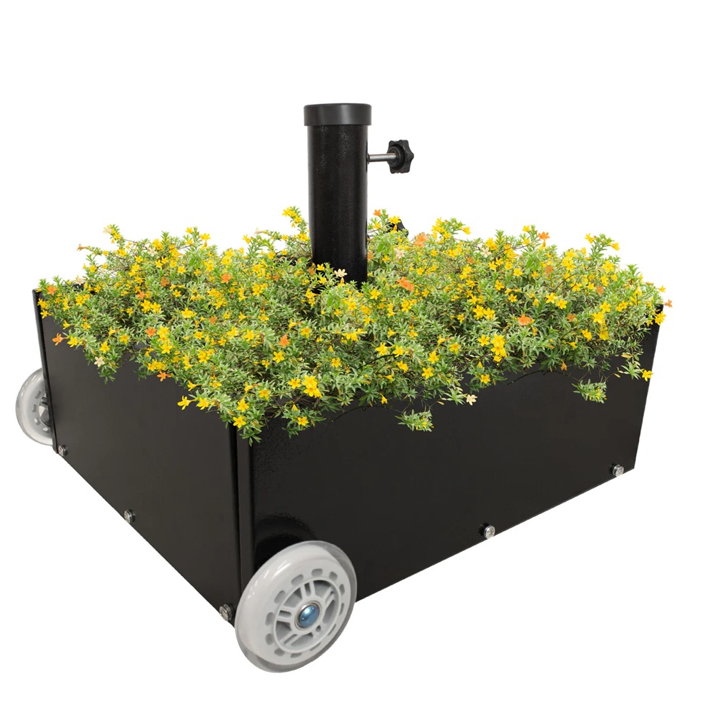 Sunnydaze 17 Inch Patio Umbrella Planter Base