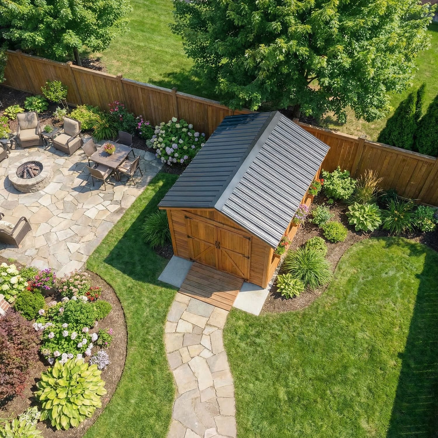 Outdoor Living Today 8 x 12 Foot SpaceMaster Cedar Shed
