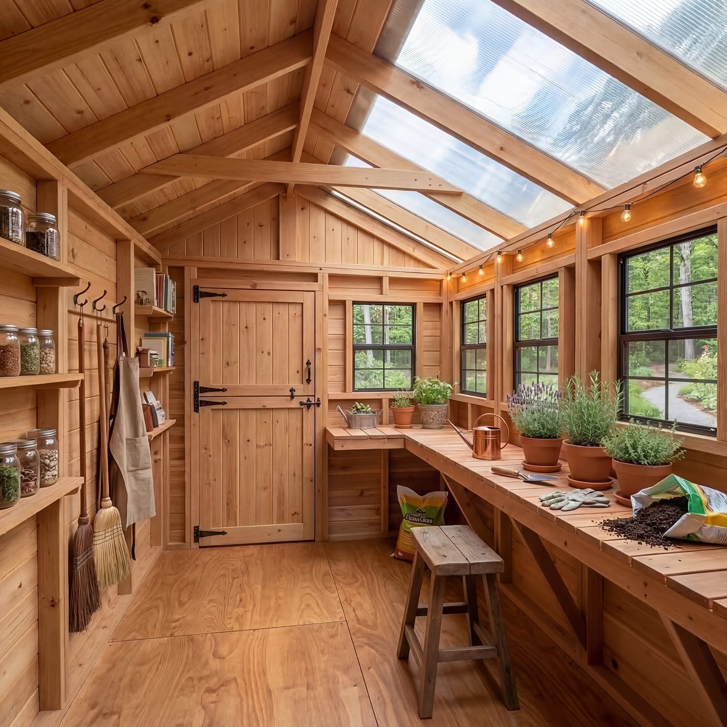 Outdoor Living Today 8 x 12 Foot SunShed Cedar Garden Shed
