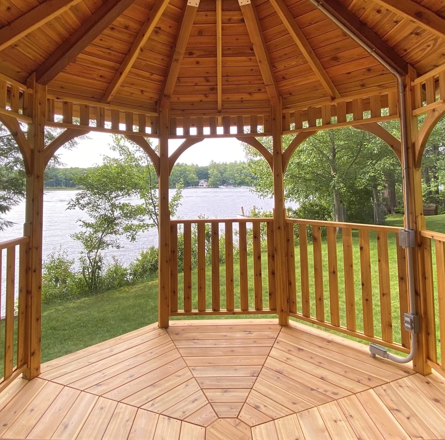 Outdoor Living Today 10 Foot Bayside Cedar Gazebo