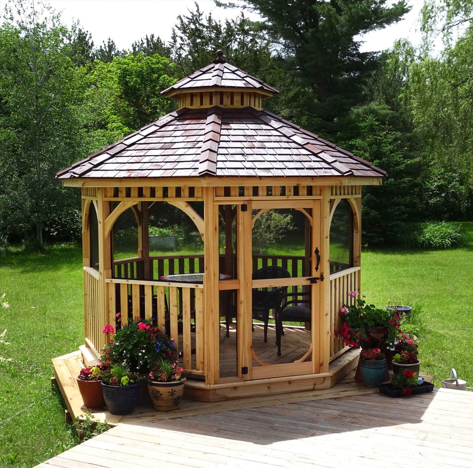 Outdoor Living Today 10 Foot Bayside Cedar Gazebo
