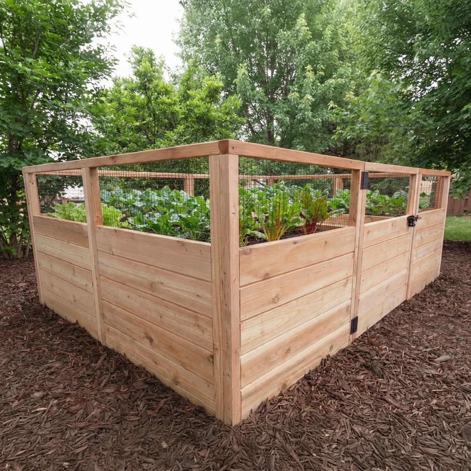 Outdoor Living Today 8 x 5 Foot Cedar Raised Garden Bed