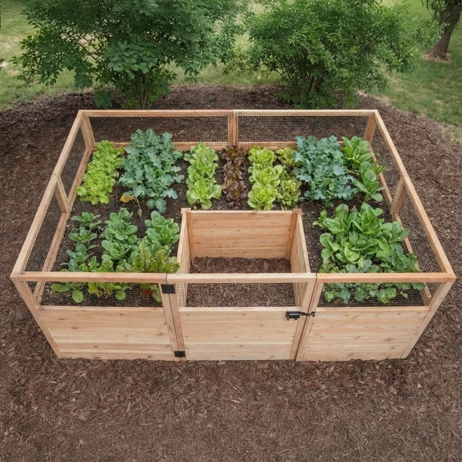 Outdoor Living Today 8 x 5 Foot Cedar Raised Garden Bed
