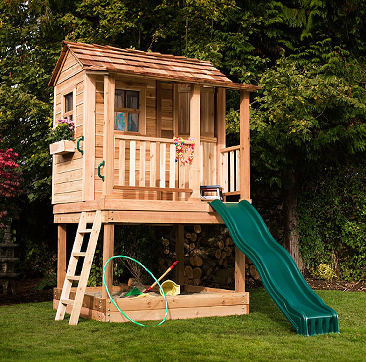 Outdoor Living Today 6 x 6 Foot Little Cedar Playhouse