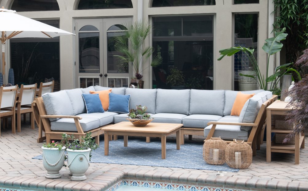 Royal Teak Collection Miami Sectional